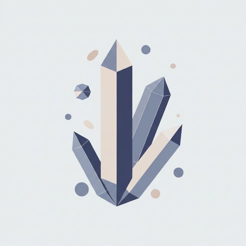 Ilustrasi abstrak mineral dan nutrisi